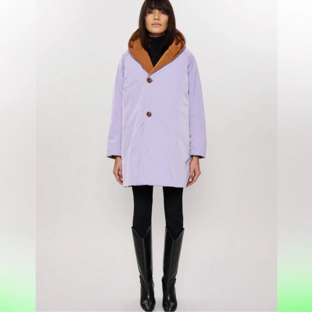 OOF wear oofwear OOF
REVERSIBLE WARM LILAC/TERRACOTTA JACKET - Picture 2 of 6